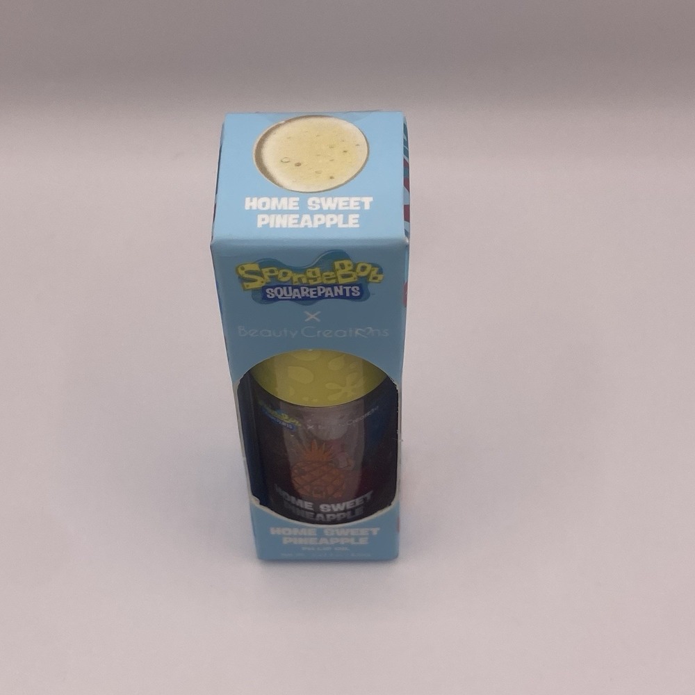 SpongeBob X Beauty Creations Home Sweet Pineapple PH Lip Oil Lipgloss NIB - Picture 10 of 10